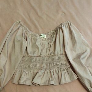 Pink Puffy Sleeve Top